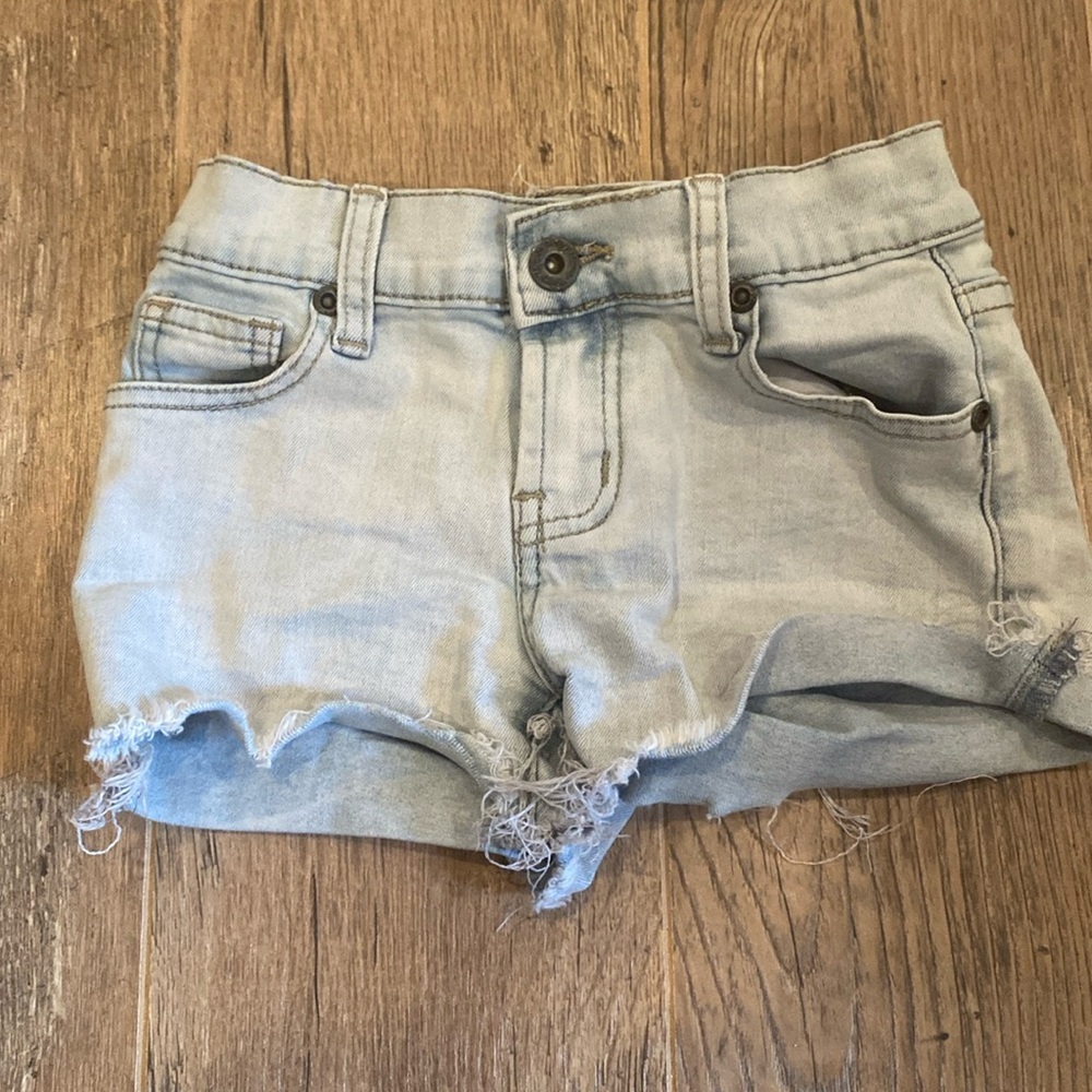 Vintage Havana Girls Light Wash Jean Shorts Size 8